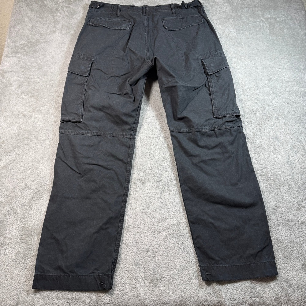 RRL Military Cargo Pants Mens 36x32 Dark Charcoal Gre… - Gem